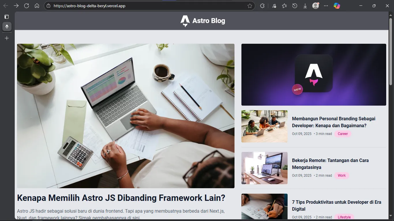 Astro Blog
